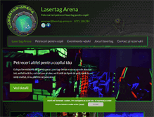 Tablet Screenshot of lasertag-arena.ro